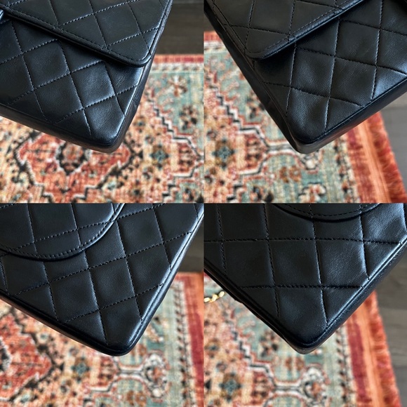 Chanel Classic Vintage Medium Black Double Flap Bag - Picture 7 of 11
